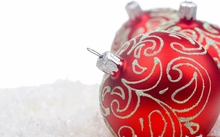 ribbons christmas new year merry christmas happy new year ornaments christmas gift christmas globes Wallpaper